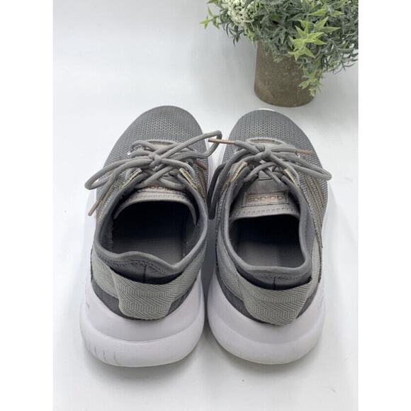 Adidas Cloudfoam QT FLEX Running Shoes Gray White Women's size 8.5 DA9835 - Picture 5 of 11